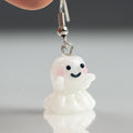 Cute handmade ghost earrings perfect for Halloween
