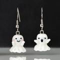 Cute festive glass earrings perfect for Halloween outfits