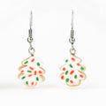 Handmade sugar cookie glass earrings by mmmelty