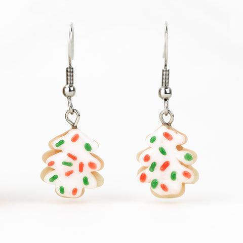 Handmade sugar cookie glass earrings by mmmelty